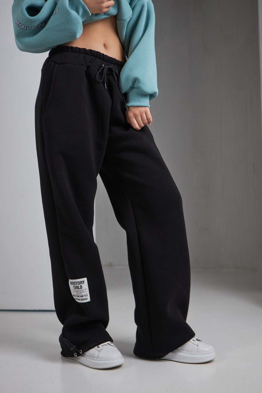 Штани дівчата підліткові тринитки на байці, фото 1