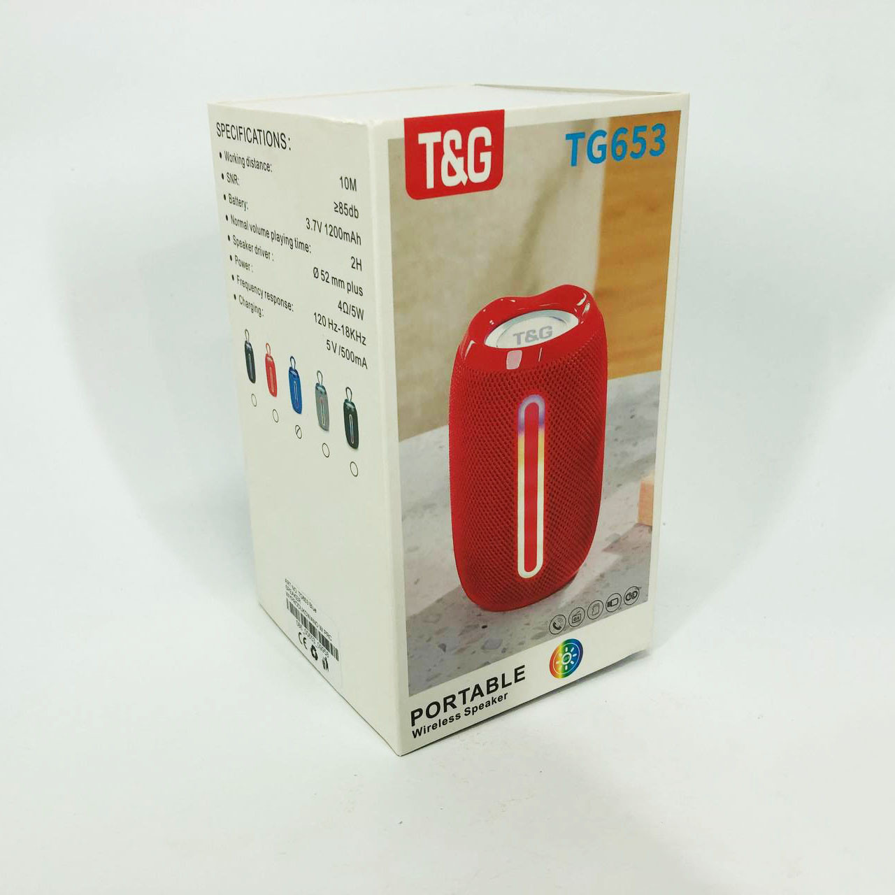 Колонка з акумулятором TG653, Потужна переносна акустична колонка, GQ-260 Колонка блютуз