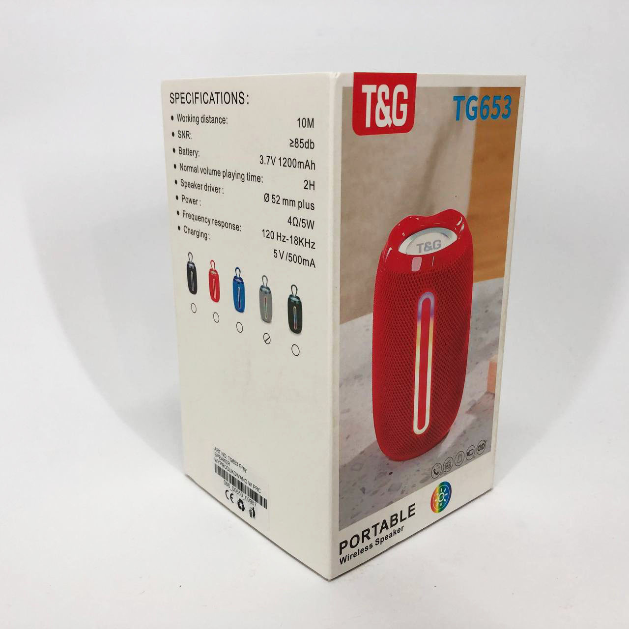 Колонка блютуз TG653, Портативна блютус колонка, Портативна бездротова колонка з IK-533 хорошим звуком
