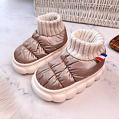 Дитячі домашні капці від 22 до 31 розміри кімнатні хутряні зимові капчики для хлопчика садочка будинку