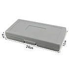 Набір інструментів із тріскачкою 40 предметів у кейсі, мінінабір торцевих головок із тріскачкою та подовжувачем, фото 2