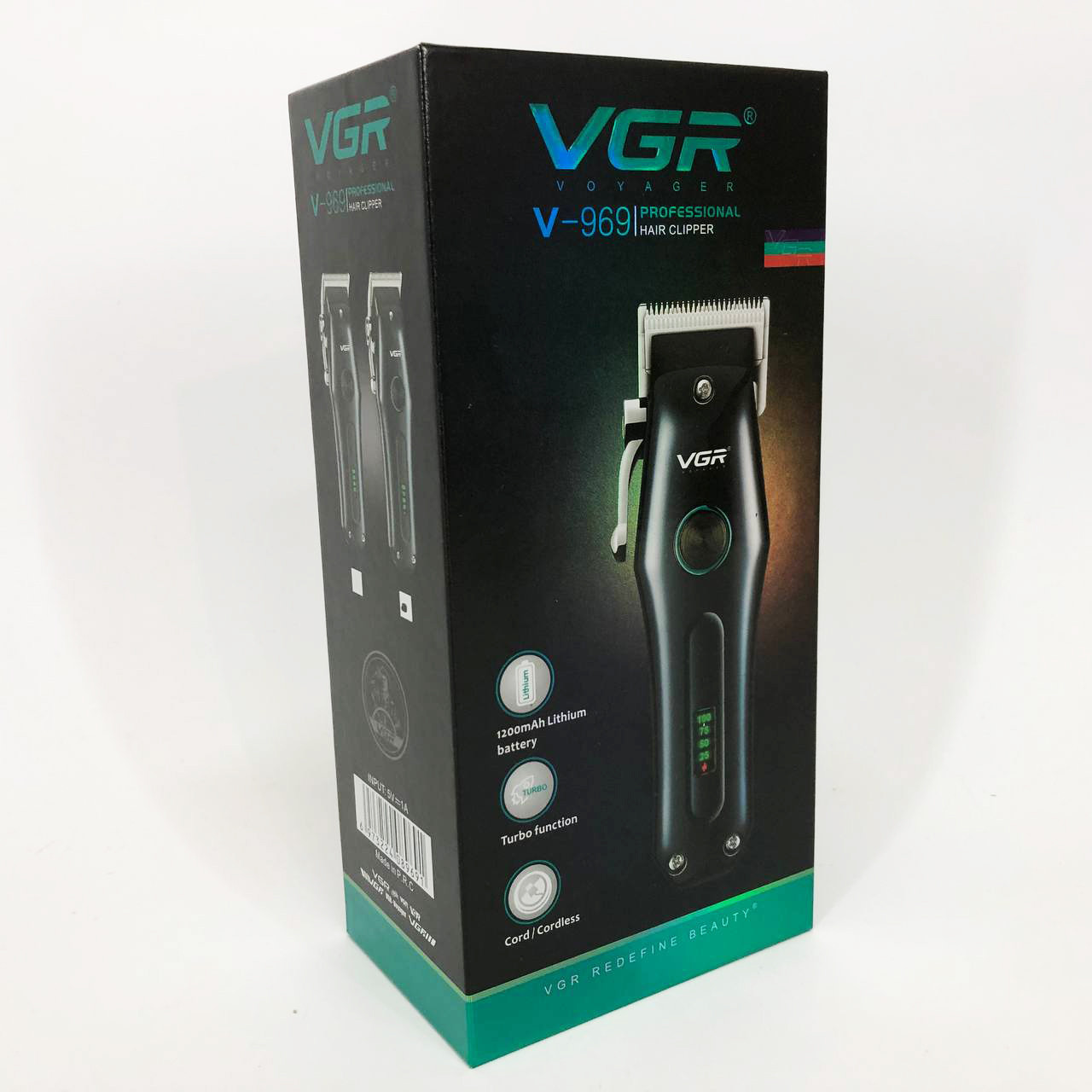 Машинка окантувальна професійна для бороди VGR V-969, Машинка для стрижки волосся DL-747 для професіоналів