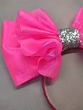 Бант на обручі Барбі Великий бант Рожевий Бант Барби на ободке Большой розовый Ободок 295 грн, фото 4
