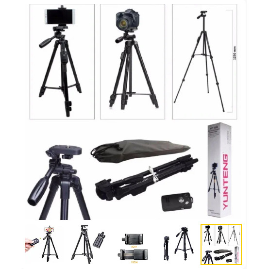 Стійка для відеокамери TRIPOD, Штатив зі стійкою конструкцією для студії, Штатив тринога трипод YQ-99