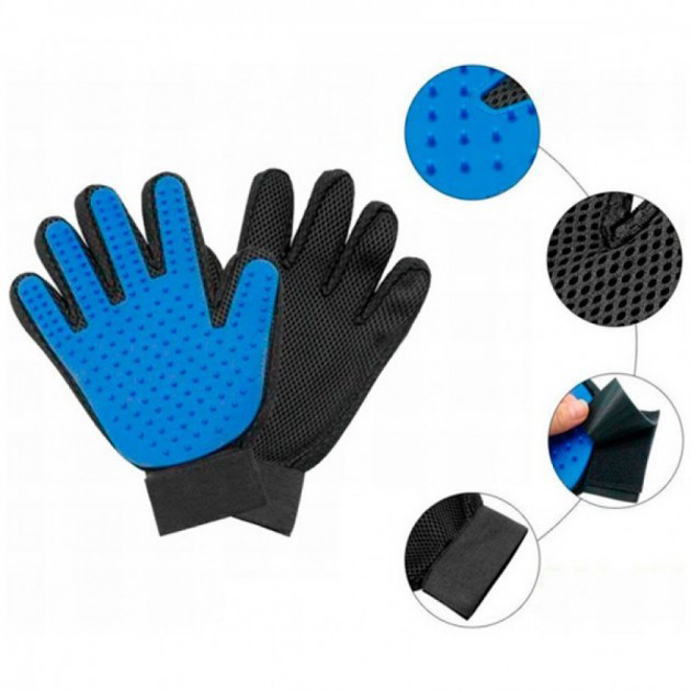 Рукавички для чищення тварин Pet Gloves EG-59