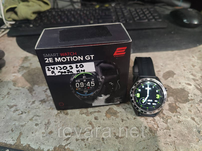 Розумний годинник 2E Motion GT 46 mm 2E-CWW20BKSL Black-Silver No 24130920