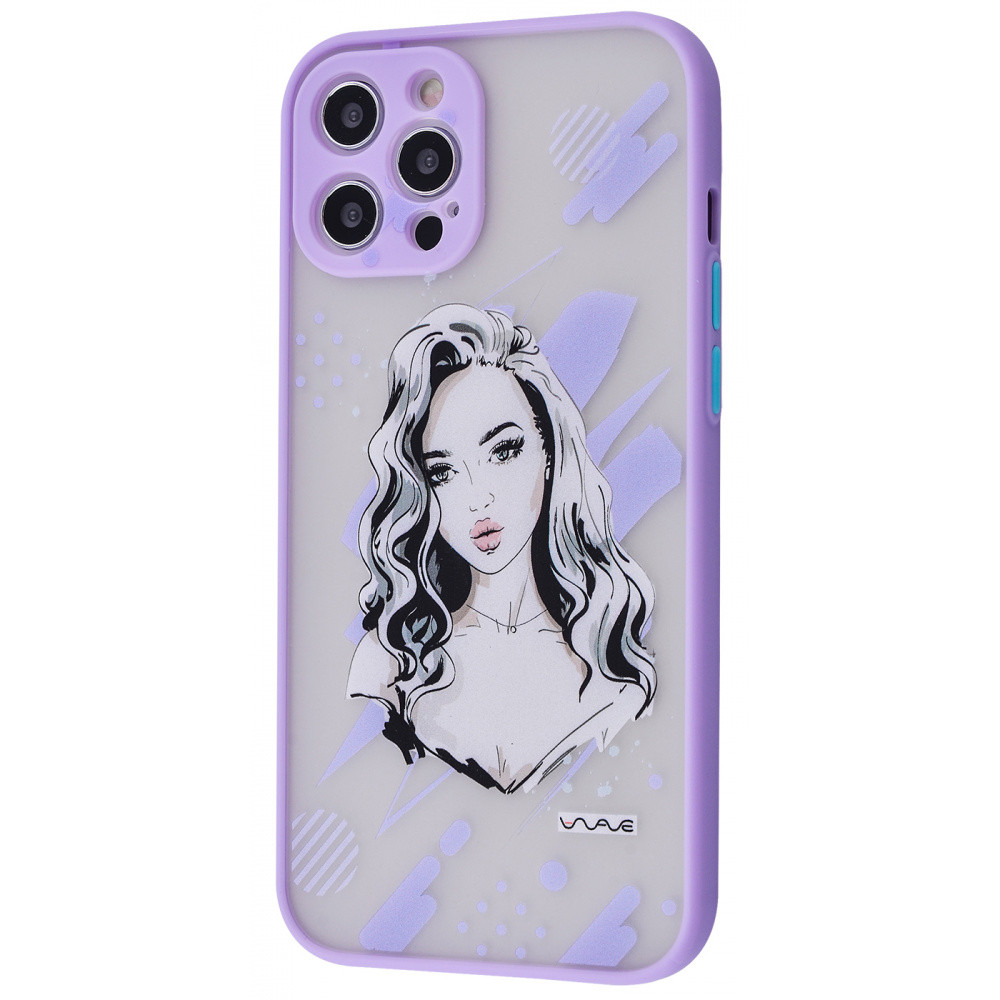 Чохол для Apple Iphone 12 Pro Max фіолетовий QS-17