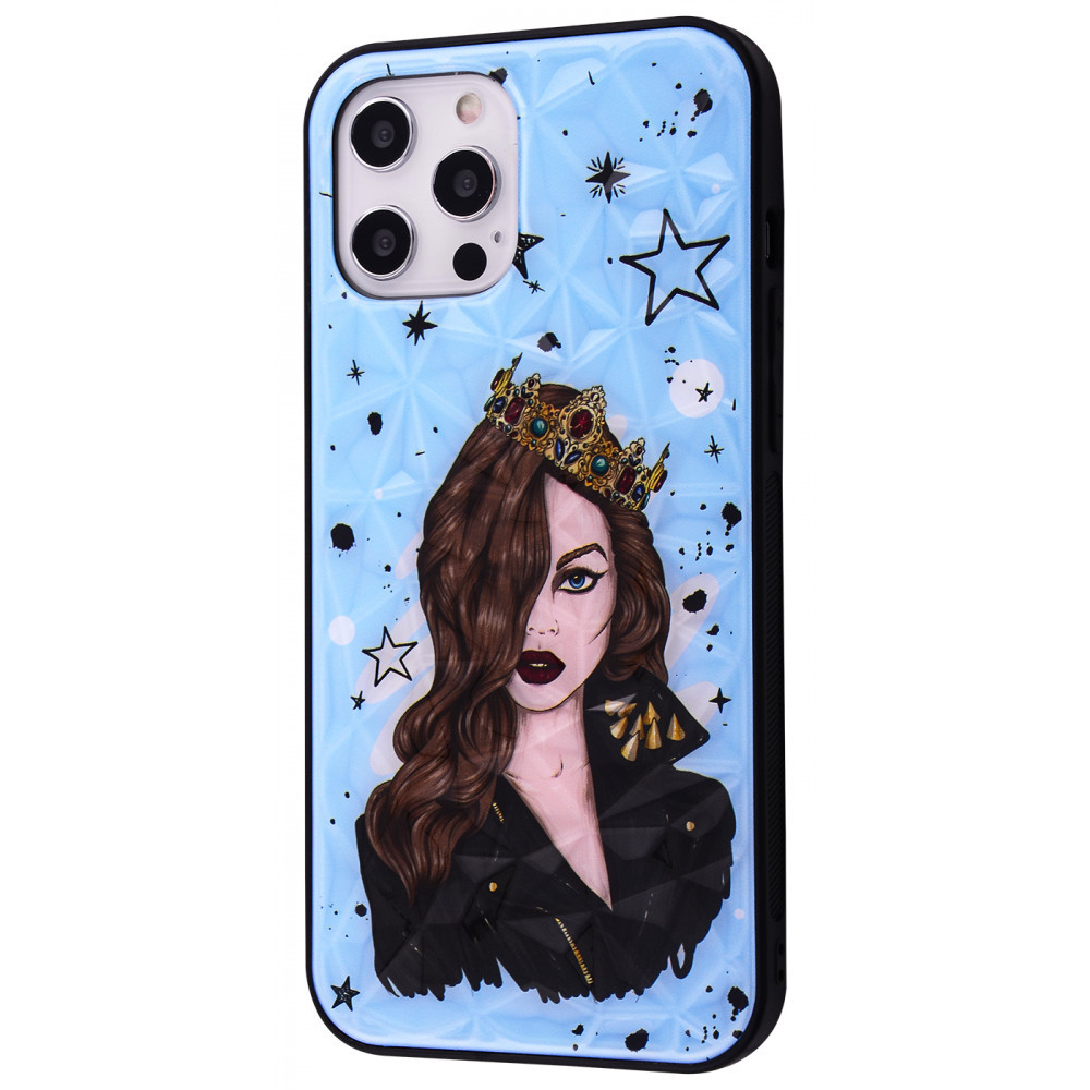 Чохол для Apple Iphone 12 Pro Max королева. Колір блакитний FD-36