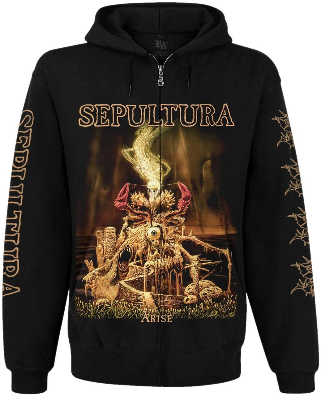 Худі Sepultura "Arise" на блискавці, Розмір M