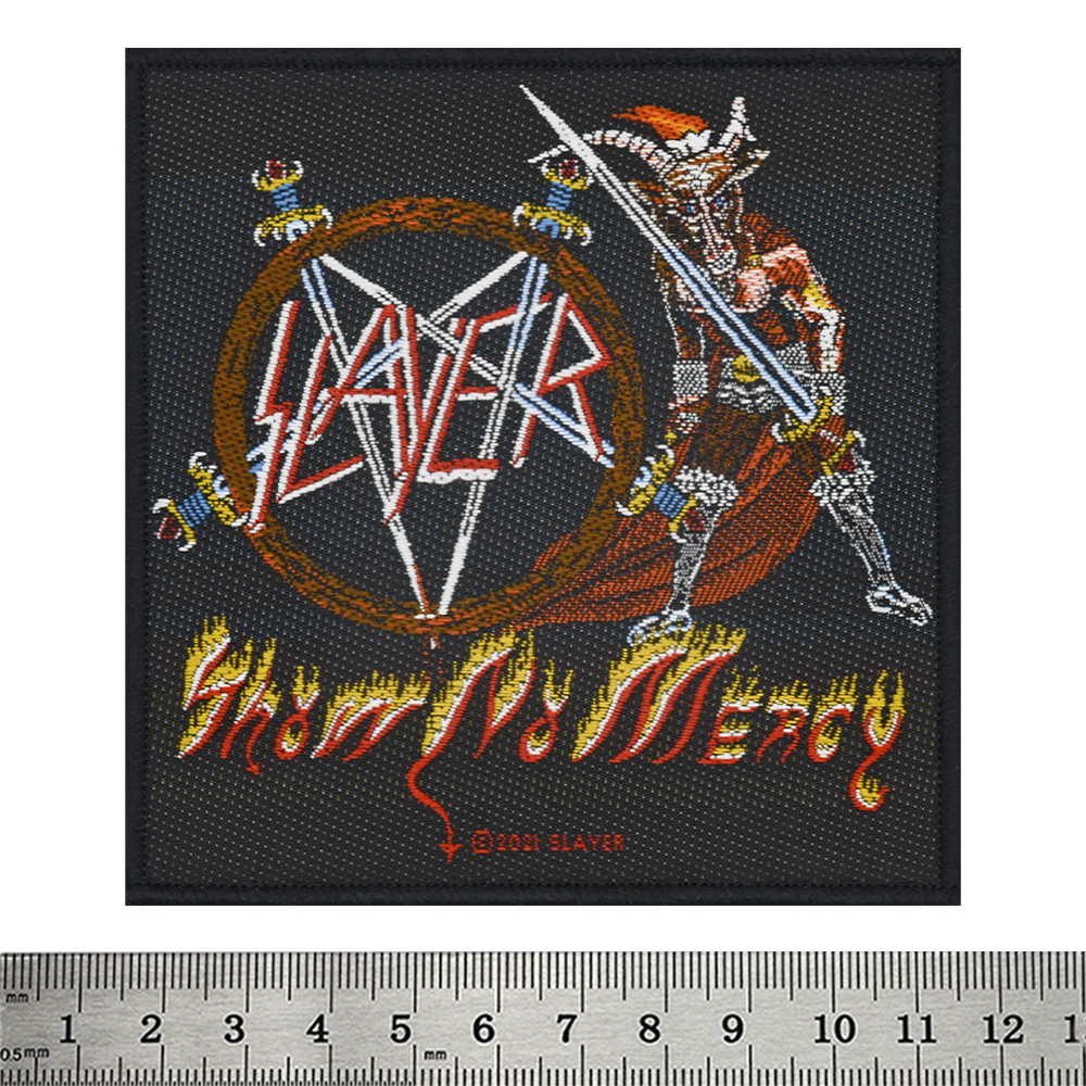 Нашивка ткана SLAYER - SHOW NO MERCY (ofp-074)