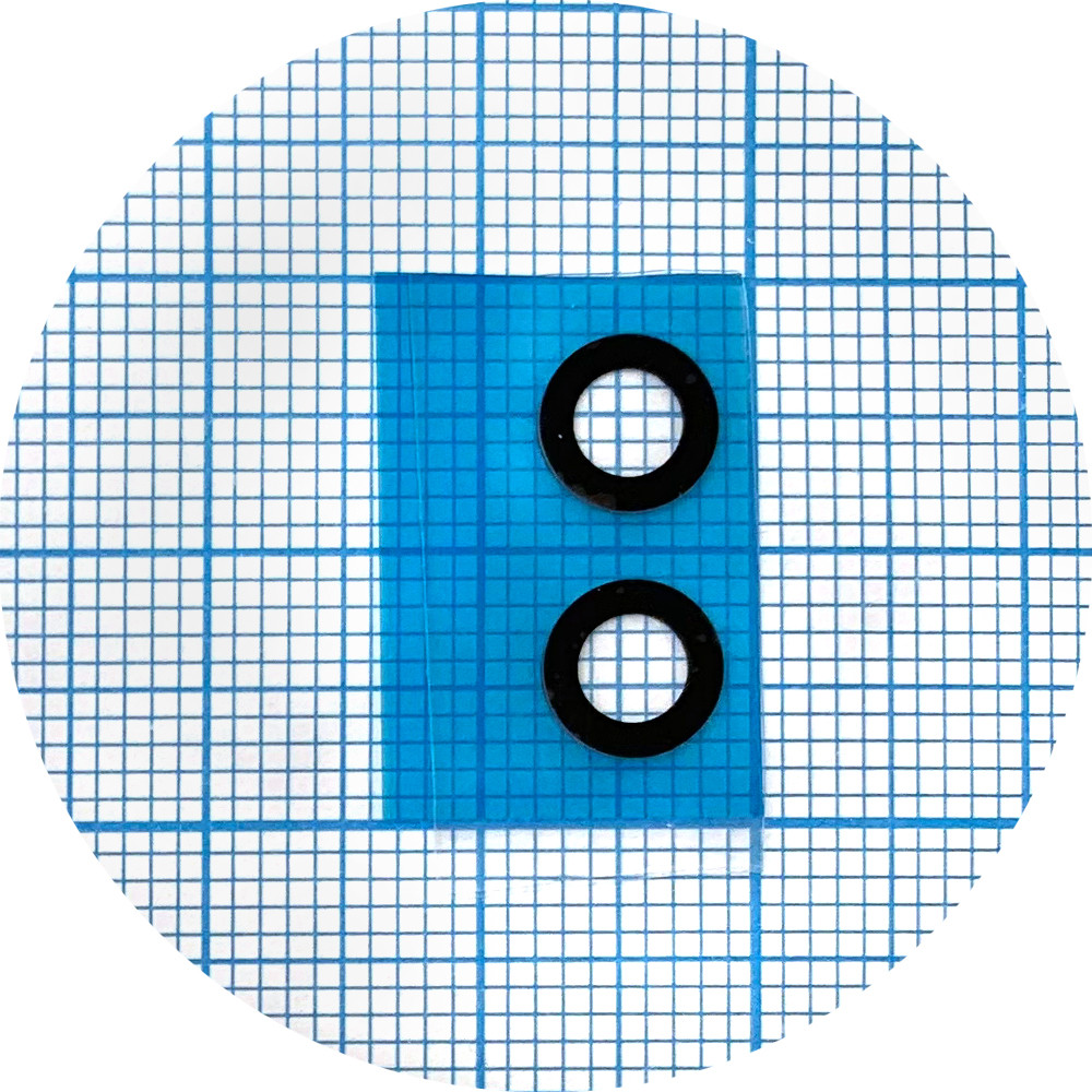 Скло камери Huawei P Smart FIG-LX1 (чорне - 2 шт), фото 1