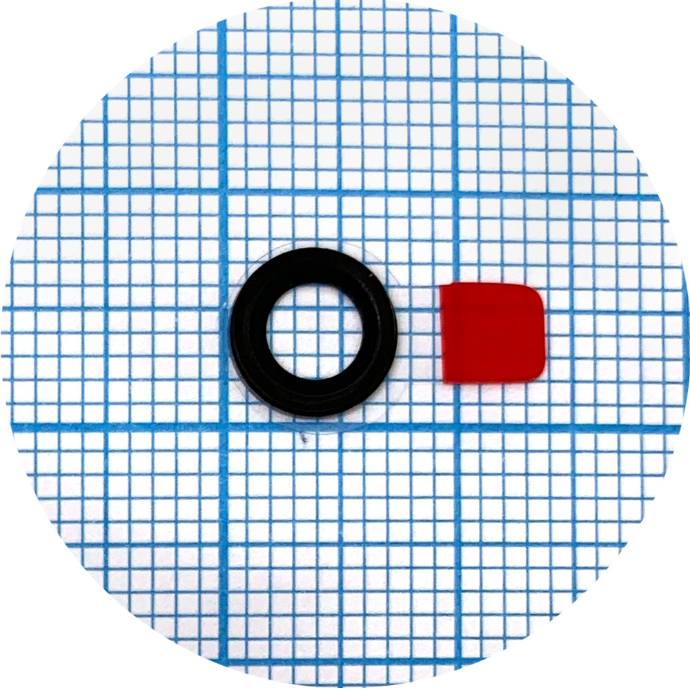 Скло камери Huawei Honor 10 Lite HRY-LX1 (чорне - 2 шт), фото 1