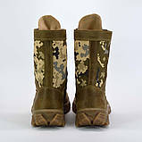 Легкі високі берці в кольорі койот з камуфляжними вставками, фото 7