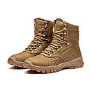 Берці зимові військові шкіряні койот Арт-А1, фото 2