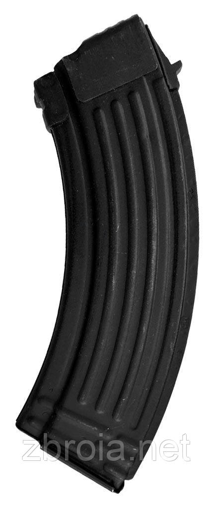 Магазин для АК/АКМ/АКМС/Сайга кал. 7,62х39 (30-ти зарядний, метал, чорний), фото 1