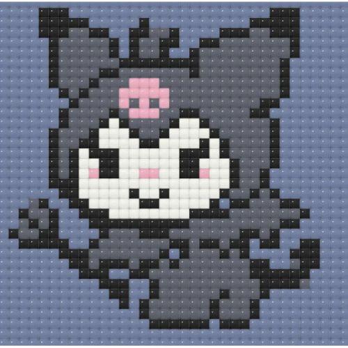 Алмазна мозаїка/вишивка міні. Куромі синя 10*10 см Орігамі ODM 0103 [tsi247100-TSI], фото 1