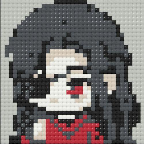 Алмазна мозаїка/вишивка міні. аніме Благословення небожителей, Хуа Чєн 10*10 см Орігамі ODM 0107 [tsi247104-TS, фото 1