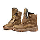 Берці зимові військові шкіряні койот Арт-Т2, фото 5