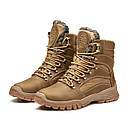 Берці зимові військові шкіряні койот Арт-Т2, фото 8