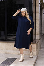 Трикотажна сукня вільного крою "Berry" | Норма і батал, фото 4