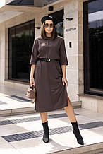 Трикотажна сукня вільного крою "Berry" | Норма і батал