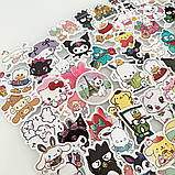 Набір стикерів 100 шт Наклейки Hello Kitty, фото 3