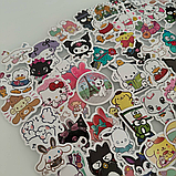 Набір стикерів 100 шт Наклейки Hello Kitty, фото 5