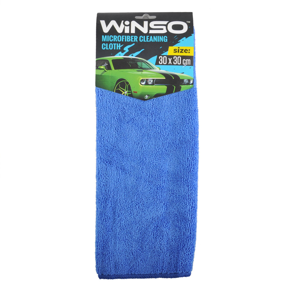 Ганчірка універсальна із мікрофібри 30 x 30 см Winso 150100 Синя, фото 1