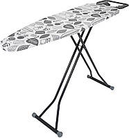 Прасувальна дошка EuroHome ALPINE 110 х 33 см моноблок Сіре листя