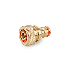 Перехідник для шланга 1/2" з ніпелем, BRASS, BR-2122
