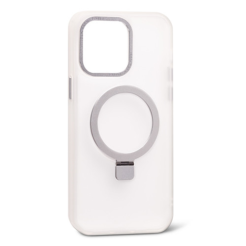 Чохол Frosted Case MagSafe Ring для IPhone 15 — Transparent
