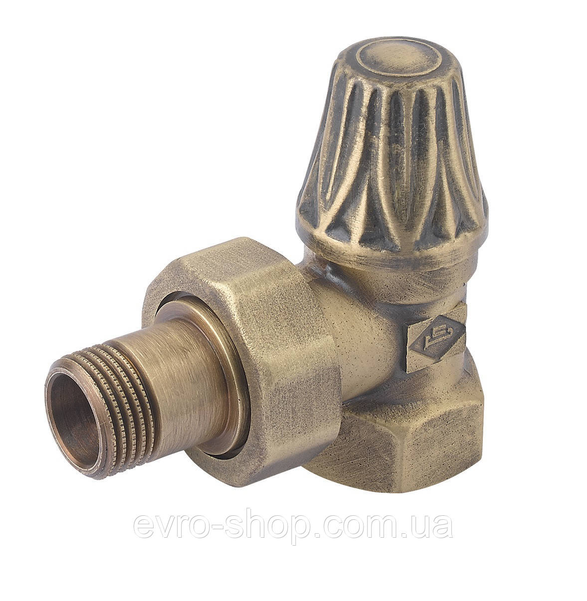 Кран нижній відсікаючий кутовий 1/2" Carlo Poletti
