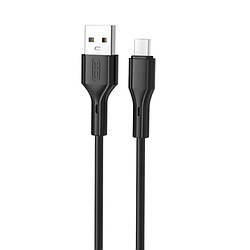 USB-кабель XO NB230 Rock Series, Lightning 2.4A чорний