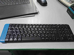 Комплект клавіатура з мишею Б/У Logitech Wireless Keyboard K230 Black USB