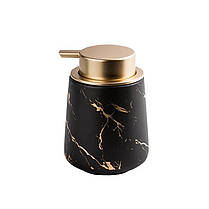 Керамічний набір аксесуарів в ванну кімнату із 4 предметів Bathlux, Чорний, фото 2