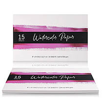 Високоякісний папір для малювання, для акварельного масляного акрилового живопису, щільністю 300 гр, фото 3