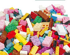 Дитячий розвиваючий конструктор 1000 штук у наборі, 1:48 дрібні будівельні блоки, 20x15x3.5 см, фото 3