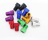 Перехідник для ніпеля ZJT перехід з FV на AV 1 шт. синій колір (ZJT-blue)