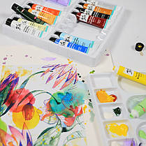 Фарба акрилова для малювання Mont Marte Two Seasons Watercolour Signature 18pc x 12ml Різнокольорові, фото 4