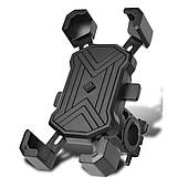 Велотримач смартфона BauTech HW129 для телефона, автофіксація чорний (HW129)