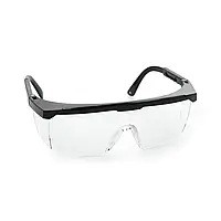 Защитные очки Yato YT-7361 для работы в мастерской, поликарбонат, УФ-фильтр, оптический класс 1, черные, 64 г