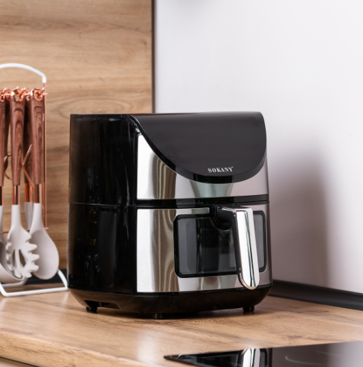 Багатофункціональна фритюрниця без олії на 7 літрів, 1700 Вт, 8 автоматичних програм, аерофритюрниця, фото 1