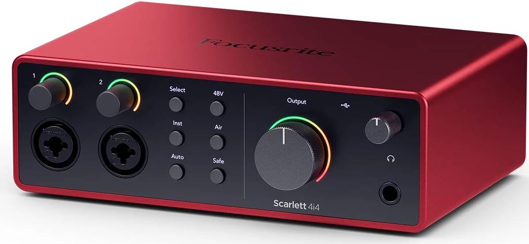 Аудіоінтерфейс Focusrite Scarlett 4i4 4th Gen, фото 1