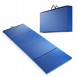 Мат гімнастичний складаний 4FIZJO XL 240 x 120 x 5 см Blue (P-5907739319715) Poland