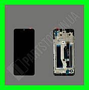 Дисплей ZTE Blade A51 2021 / Blade A71 2021 із сенсором та рамкою, чорний (оригінал Китай)
