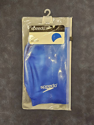 Шапочка для плавання силіконова синя Speedo mod.NS-1, фото 3