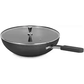 Сковорода з кришкою HuoHou WOK HU0161 Black