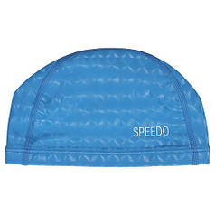 Шапочка для плавання тканинна синя голограма Speedo PU mod.SDP01