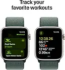 Смарт-годинник Apple Watch SE 2 (2024) GPS 40mm Starlight Aluminium Case with Lake Green Sport Loop (MXEH3QH/A), фото 7