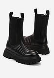 Стильні черевики чернсі демісезонні, жіночі високі черевики, фото 5